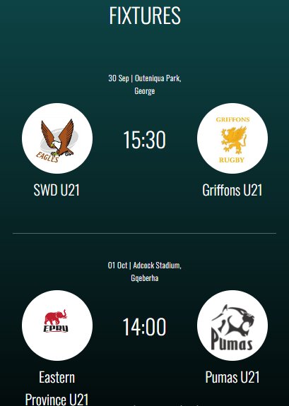 EP_Rugby1's tweet photo. Exciting weekend ahead!
SA Rugby U21 Shield matches- 30 Sept &amp; 01 Oct https://t.co/xgGhCX1fRU