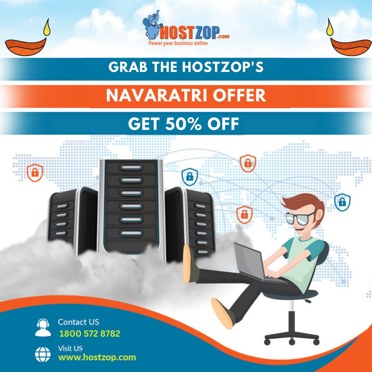 Hostzop's tweet photo. Happy Navratri !

GET THE HIGHLY SCALABLE SERVERS WITH HOSTZOP |Provides a Higher Level of Security.
FOR MORE INFO VISIT:

Grab the Offer Now! 😇 
https://t.co/Ll8jkmFwC1 

#dedicatedServer #VPS #cloudServer #VPSoffer #HOSTING #HappyNavratri #NavratriSpecial https://t.co/re986AuHm4