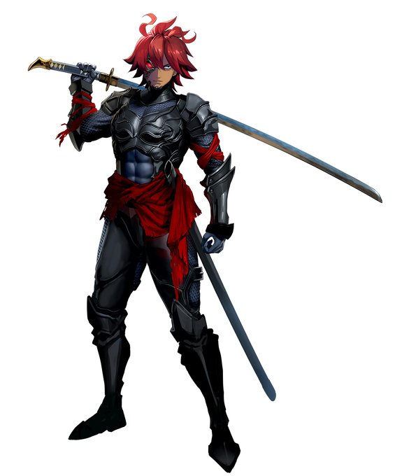 4周年新規描き下ろし
二車骸佐&夜叉髑髏・累化骸佐(羽倉ぼう先生)登場!!
無銘"鬼取豪酒"&強化対魔忍スーツ装備の土橋権左(羽倉ぼう先生)登場!! 