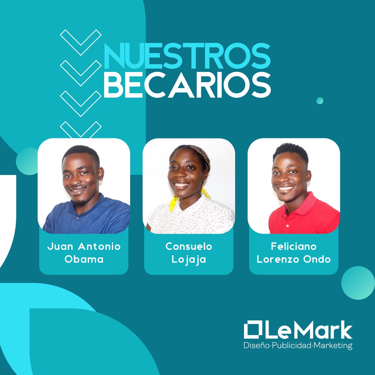 LemarkEg's tweet photo. Este pasado Lunes dimos comienzo a nuestro programa de formación de becarios en materia de marketing digital y ventas, donde tendrán acceso a material didáctico, lecciones y prácticas para desarrollarse en esta profesión. #LeMark #Marketing #Ventas #Malabo #GuineaEcuatorial https://t.co/3zHAgsPDnn