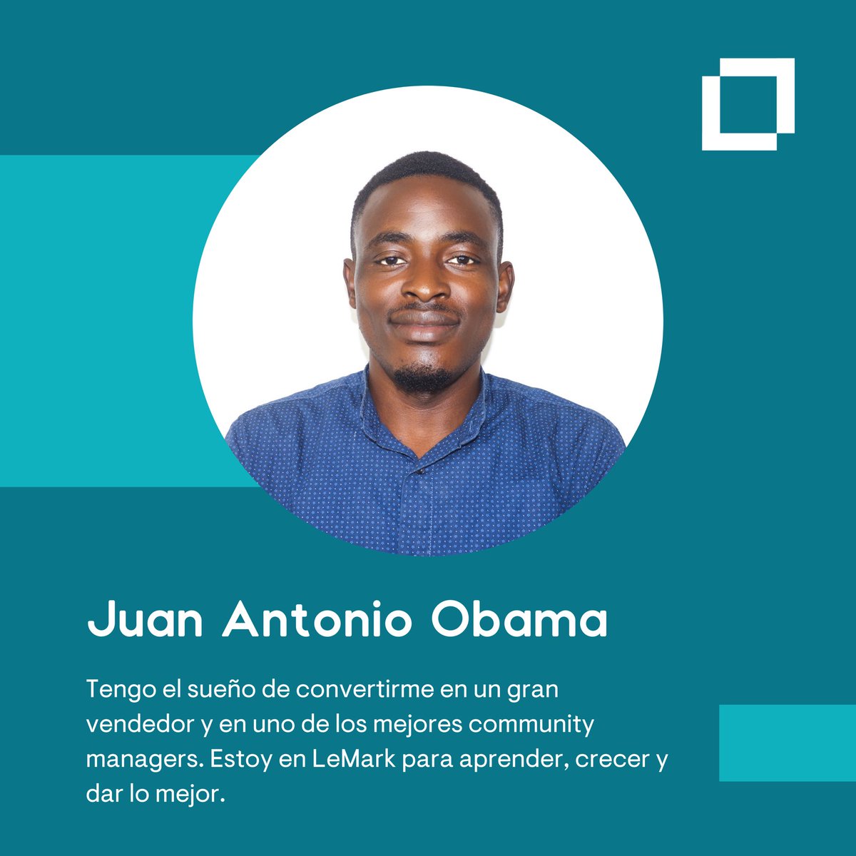 LemarkEg's tweet photo. Este pasado Lunes dimos comienzo a nuestro programa de formación de becarios en materia de marketing digital y ventas, donde tendrán acceso a material didáctico, lecciones y prácticas para desarrollarse en esta profesión. #LeMark #Marketing #Ventas #Malabo #GuineaEcuatorial https://t.co/3zHAgsPDnn