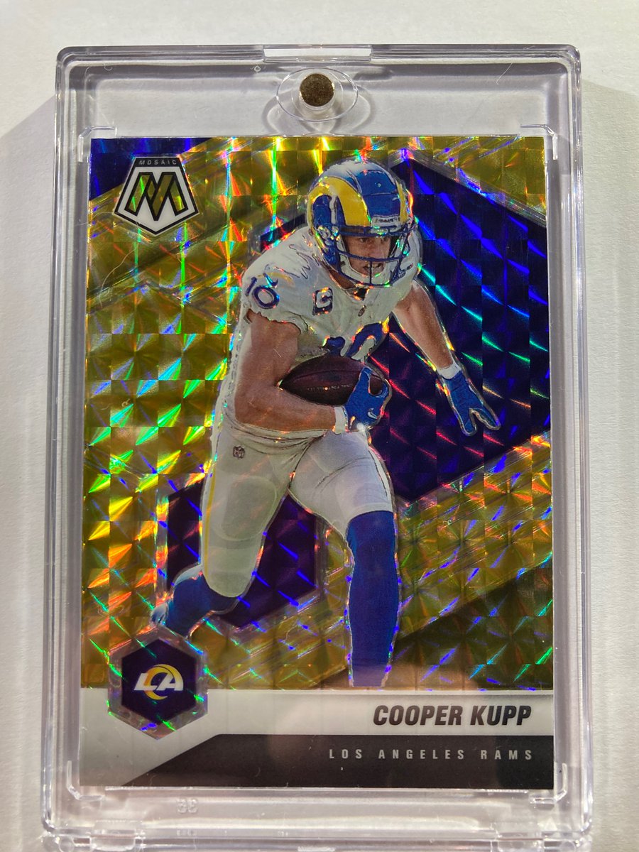 1218Sports's tweet photo. 🎁Appreciation Day Giveaway🎁

Winner will be picked Wednesday

Best WR in football last season &amp; SB Winner!!!

🔥Cooper Kupp Color Match Yellow &amp; Blue Mosaic

To enter
1. Follow
2. Retweet
3. Like

@sports_sell #NFL #RamsHouse 
#LosAngeles https://t.co/iYNUf4W5WM