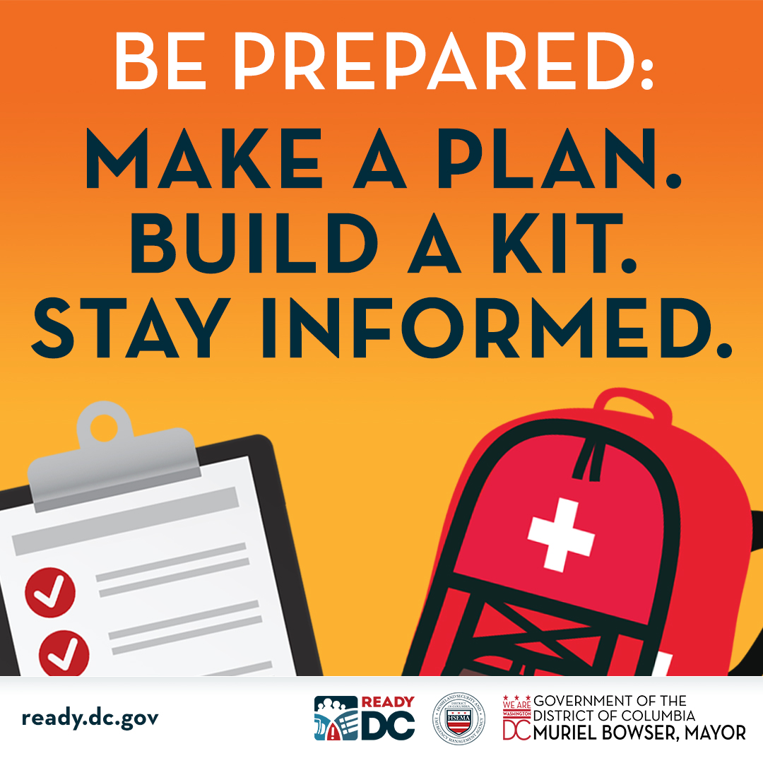 DC_HSEMA's tweet image. We are closely monitoring Tropical Storm Ian as it moves towards the Mid-Atlantic. The remnants of this storm could bring heavy rain to DC this weekend. Be weather aware, the forecast can change. Follow @AlertDC, @NWS_BaltWash and visit ready.dc.gov for prep tips.