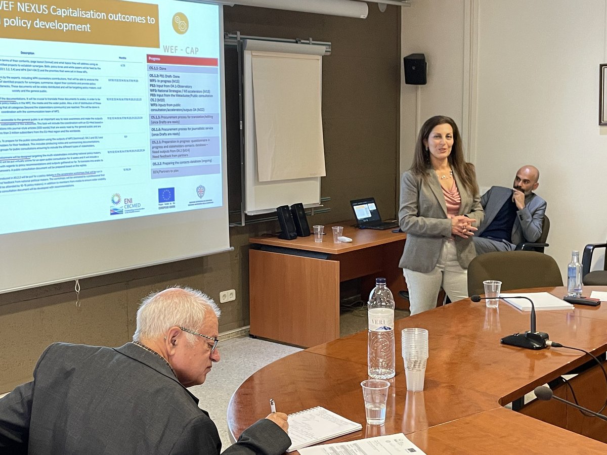 Ms. Maryse Louis <a href="/maryse_louis7/">Maryse Louis</a> is presenting results of WP5 in WEF-CAP Project meeting