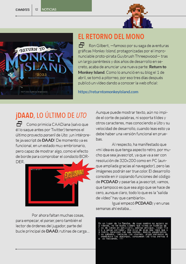 Juanjoide's tweet photo. La aparición del #jDAAD, el intérprete de DAAD realizado en javascript (HTML/JS) y capaz de funcionar en un navegador, ya se adelantó como exclusiva en el #CAAD55, y aquí vemos cómo @uto_dev sigue trabajando en él. 🤩 https://t.co/s1DY20tP6V