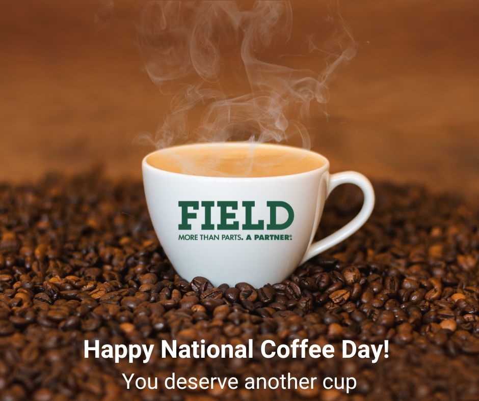 FieldFastener's tweet image. Happy National Coffee Day! ☕ May your cup forever be full and may you always stay caffeinated!