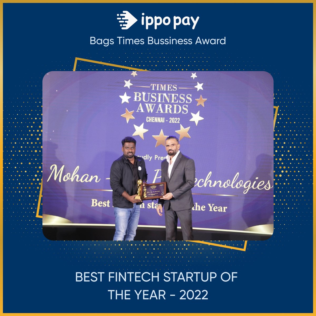 ippopayofficial's tweet photo. As 𝑰𝒑𝒑𝒐𝑷𝒂𝒚 grows from strength to strength, we receive the 𝑻𝒊𝒎𝒆𝒔 ���𝒖𝒔𝒊𝒏𝒆𝒔𝒔 𝑨𝒘𝒂𝒓𝒅 from @timesofindia for the 𝑩𝒆𝒔𝒕 𝑭𝒊𝒏𝒕𝒆𝒄𝒉 𝑺𝒕𝒂𝒓𝒕𝑼𝒑 𝒐𝒇 𝒕𝒉𝒆 𝒚𝒆𝒂𝒓 - 2022.
#awardwinning #digitalpayments #fintechstart #entrepreneurship #startup #awards https://t.co/uSiryNZLjz