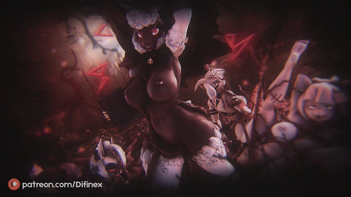 difinex's tweet photo. The lewd cult 🔥
Models by: @WARFAREMCHINE | @AeridicCore

#CultoftheLamb #Loonahelluvaboss  #Helltaker #Undertale #R34 #R63 #NSFW #Furry #SFM #THICC #Curvy #Tentacle #Groupsex #Satanism #Asriel #GoatLucifer https://t.co/H0mhRXGG2x