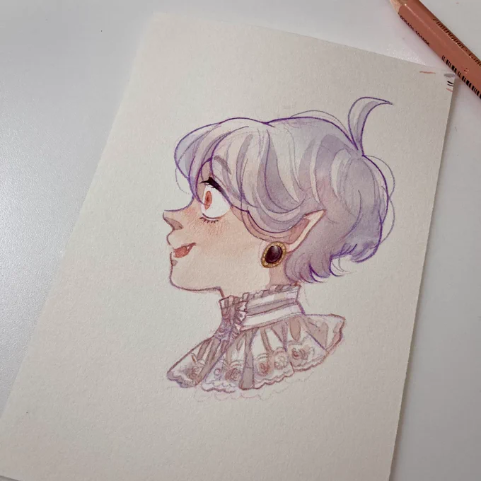 展示の絵描き終わった!!紙が余ったかららくがき 