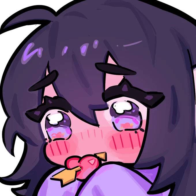 two new emotes i made !! >:3 