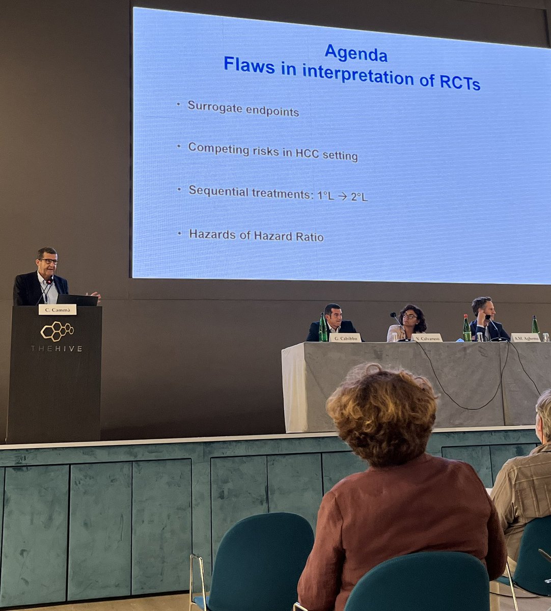 GiuffridaPaolo's tweet photo. Inspiring faculty at the 2nd @AisfFegato training day in #Rome 
Prof Cammà showing the complexity behind #surrogates #endpoint in #HCC
Prof. De Franchis and Prof. @Calvar1Vincenza pointing out the history of #Baveno and what’s new in @BavenoVII 
 @PROMISEUnipaHCC, #unipa https://t.co/ehAJWePZ5m