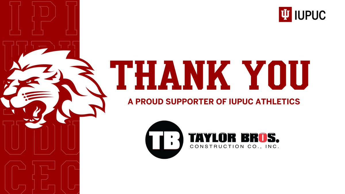 IUCAthletics's tweet photo. Thank you Taylor Bros. Construction Co. for being committed to Columbus!
#RollPride | #IUPUC https://t.co/opM4jGvJ6T