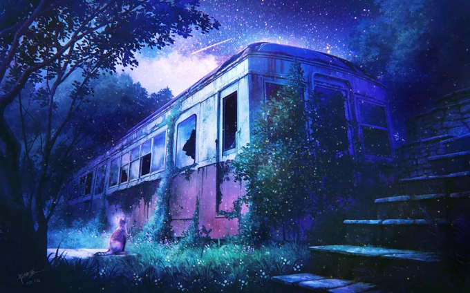 #あなたのあお色の作品を見せてください 青はスケッチの方が多めです 