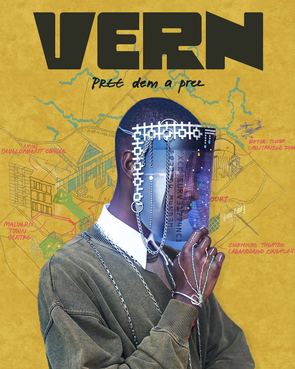 We're excited to launch VERN2040. A critical futures scenario and film concept set in the Toronto suburb, Malvern in 2040. Created by Asia Clarke @thewildmoon in partnership with From Later. Dig into the world, characters, and artifacts of VERN2040 at Vern.world