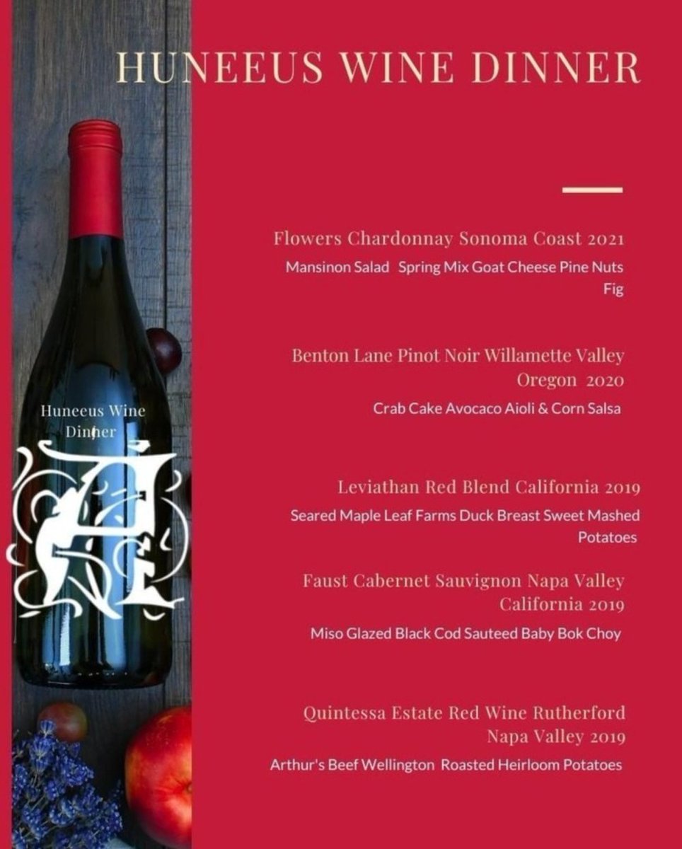 Primesteaks's tweet photo. We still have a few spots in for our wine dinner next Wednesday October 5th at 6:30.  Five Outstanding Wines Paired with Arthur's Fabulous Food.  $175 Per Person.  Please Call 821-1838 for your Reservation. https://t.co/rorK1SuhtO