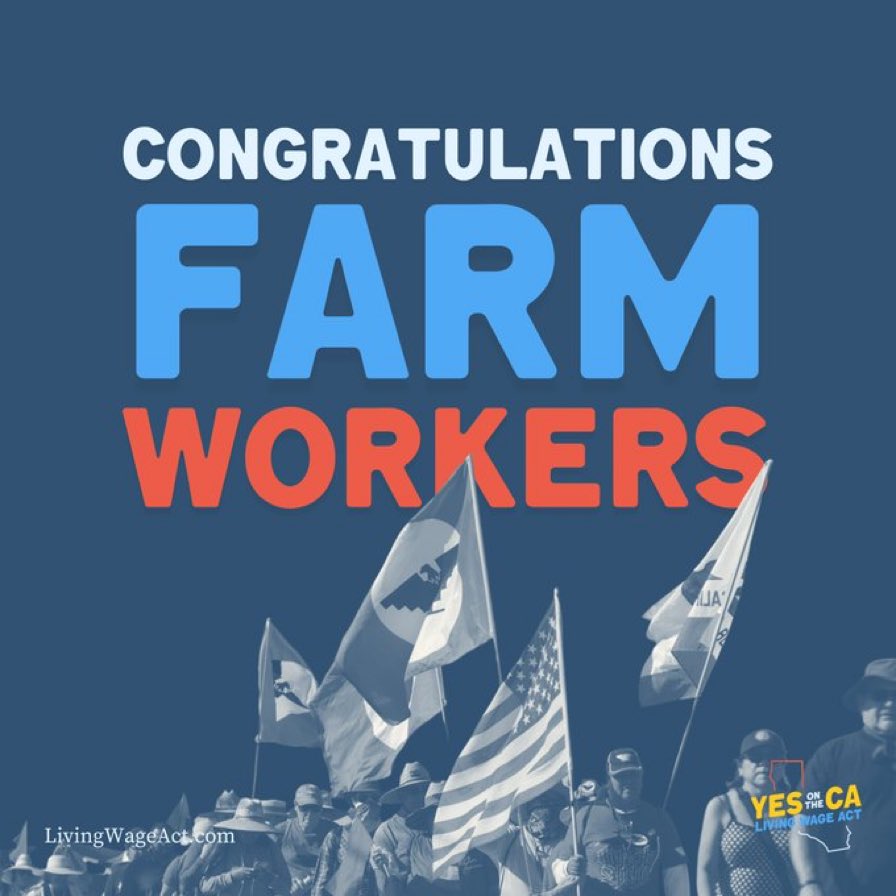 calivingwage's tweet photo. Sí, se puede ✊ https://t.co/fOjbjFsOdq