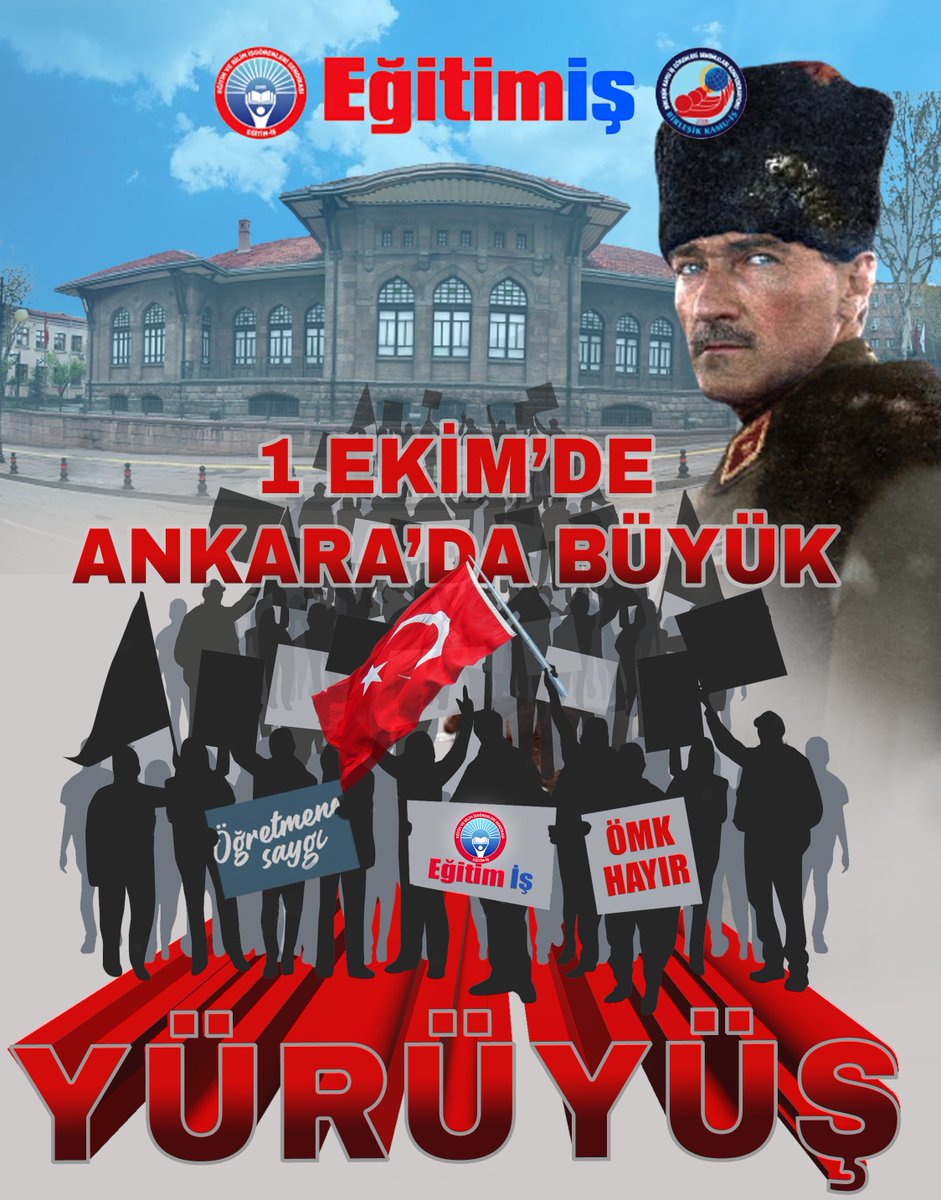 ÖMK geri çekilsin, maaşlar iyileştirilsin diyen öğretmenler büyük Ankara yürüyüşü yapacak HABER: guncelegitim.com/haber/omk-geri… #buyukyuruyus