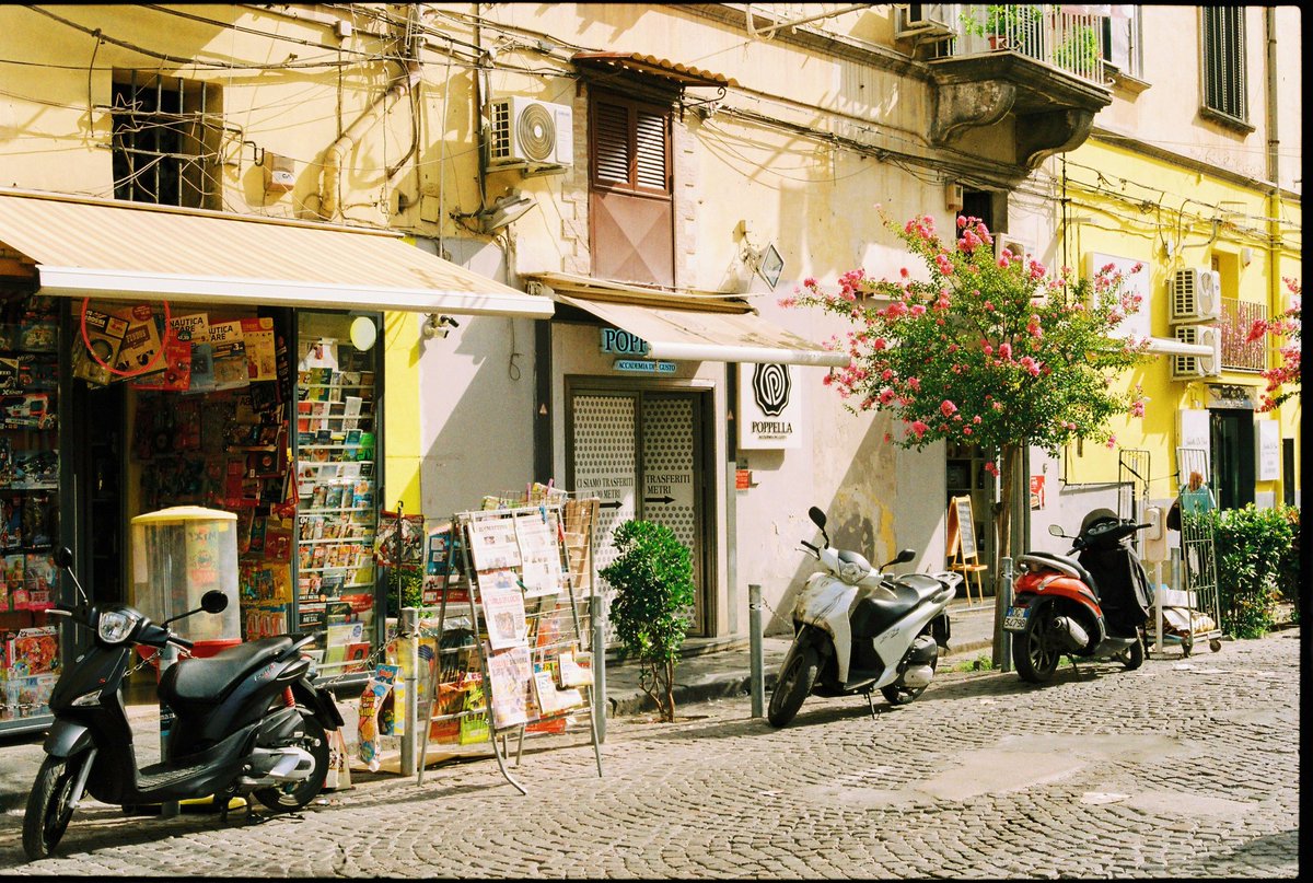 Naples, Italy on 35mm film.