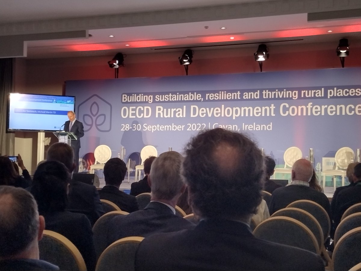 AlistairPrior's tweet photo. @MichealMartinTD @ #oecdrural.  very clear about the need to view rural with optimism, to focus on opportunities  and acknowledge interdependencies between urban and rural @scotruralnet @ScotRuralAction @ScotIslandsFed @growbizscotland @RYP2018 @HIEScotland @scotent @OECD_local https://t.co/3jumEazJwb
