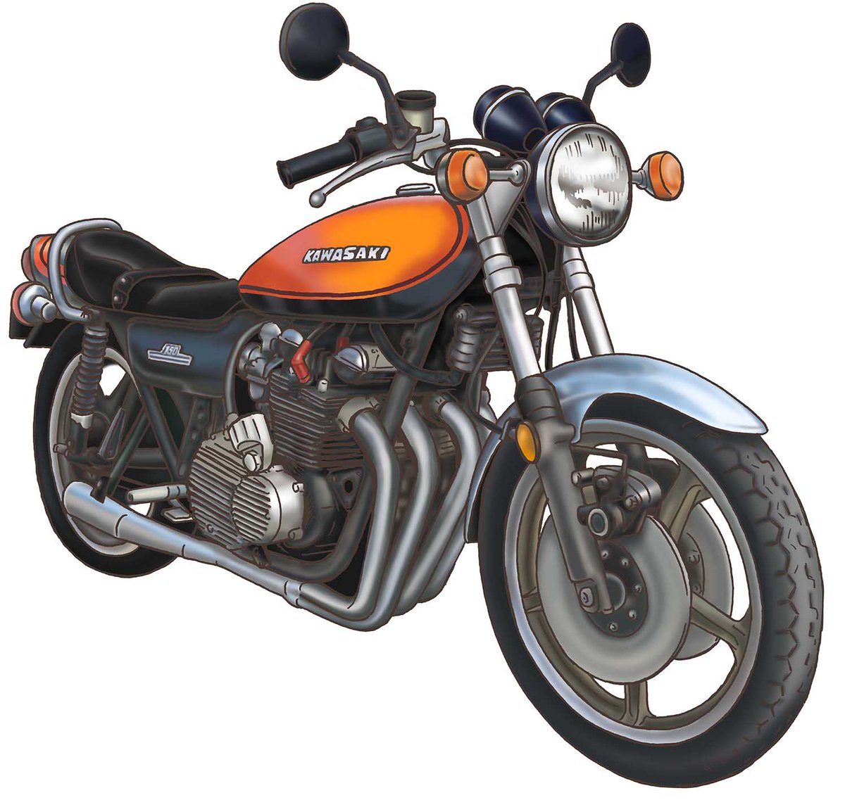 カワサキz750s 丸目仕様　値下げしました 丸目のライトがカッコいいバイク選手権 タグがあったのでw カワサキ