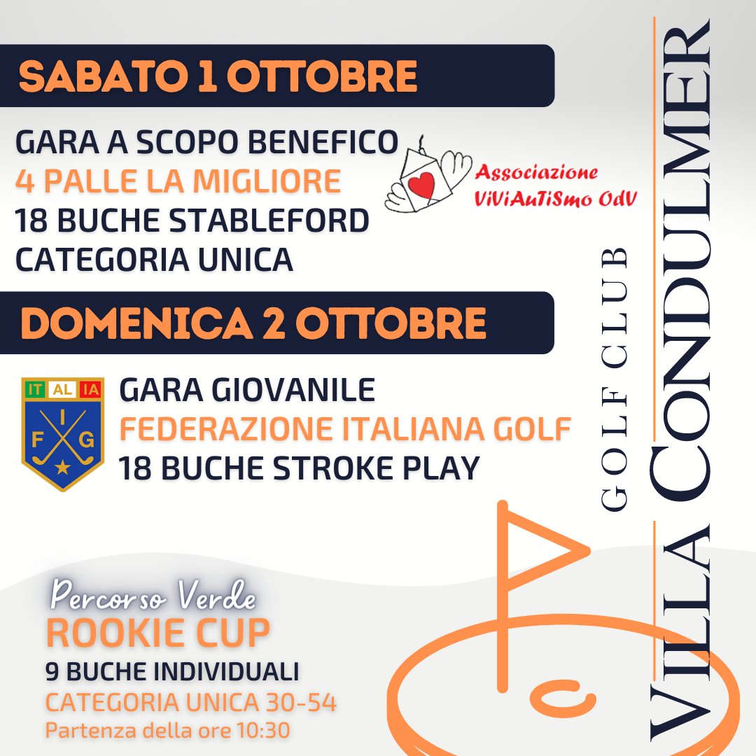 golfcondulmer's tweet photo. PROSSIMI APPUNTAMENTI AL GOLF - https://t.co/8OZ9CEftTI https://t.co/LXOJNi4XA5