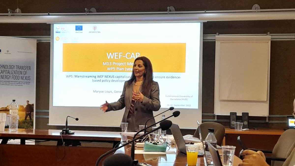 <a href="/femisenetwork/">FEMISE Network</a> rencontre ses partenaires <a href="/WEFCAP/">WEF-CAP Project</a> à Barcelone pour discuter de la nécessité de capitaliser les innovations WEF NEXUS pour la résilience sociale et économique et vers de meilleures politiques pour un développement économique et social inclusif et durable