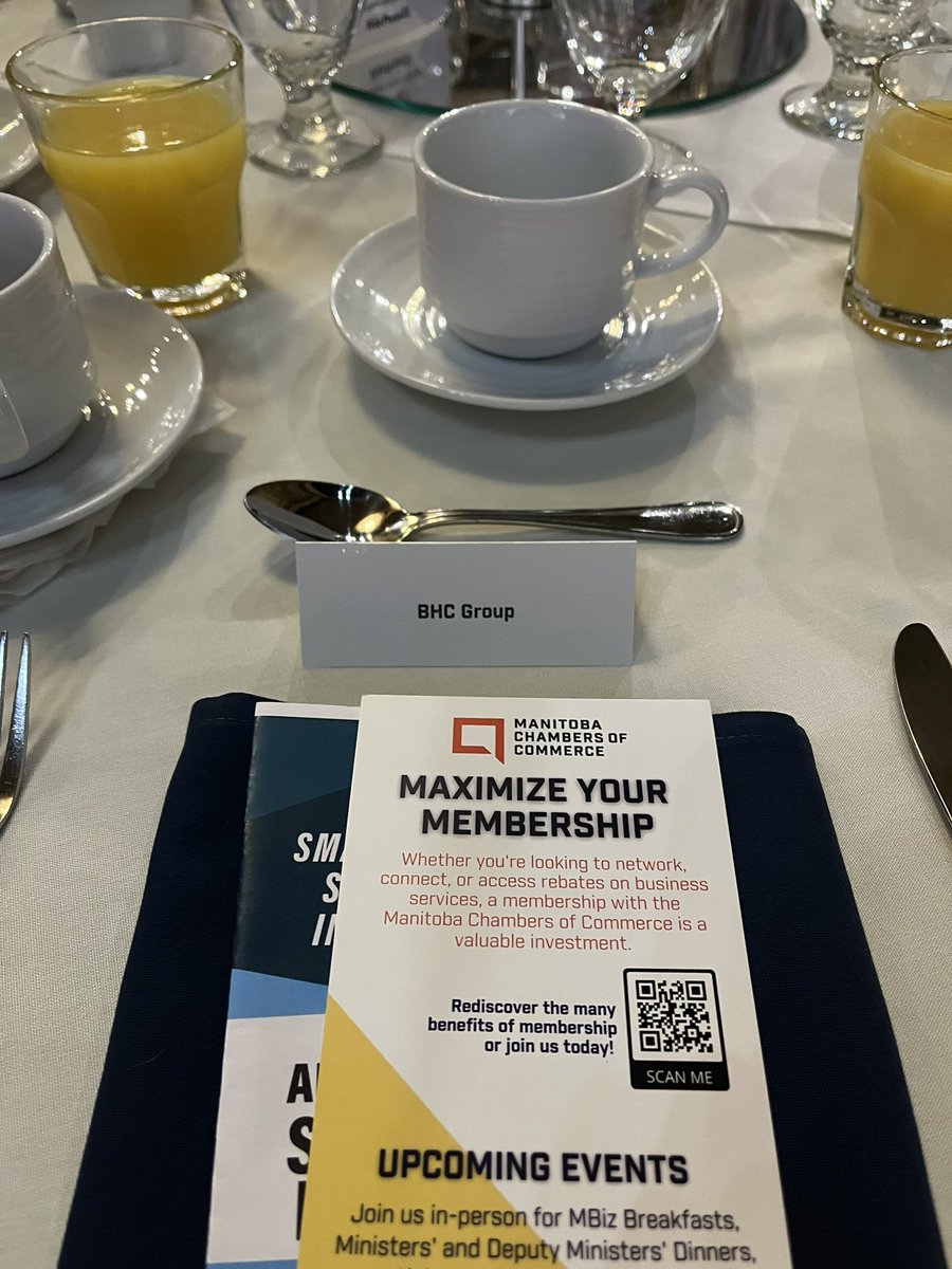 Enjoying the networking, breakfast and speakers at the @mbchambersofcom  #MBizBreakfast!
