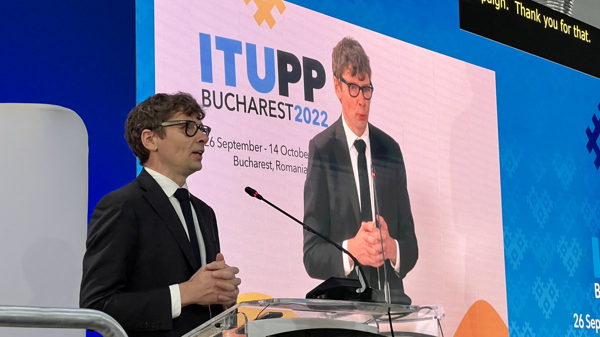 Member States at #Plenipot elect <a href="/tlamanauskas/">Tomas Lamanauskas</a> as <a href="/ITU/">Int’l Telecommunication Union</a> Deputy Secretary-General pp22.itu.int/en/elections/e…