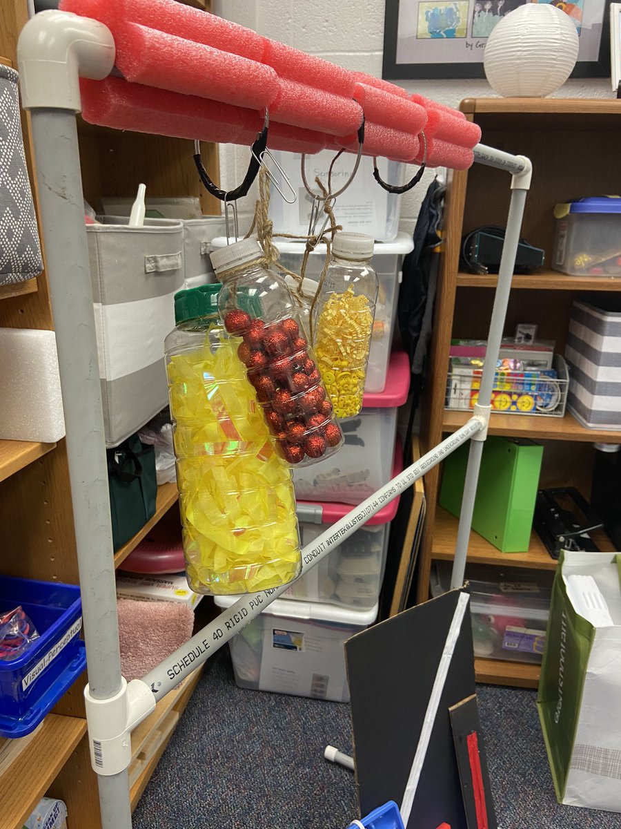 Made so many adapted toys to promote play <a href="/JudithSchoonov1/">Judith Schoonover</a> you would be so proud!  And I am just getting started. We can all play.  Next up PVC bowling ramps for APE fun!