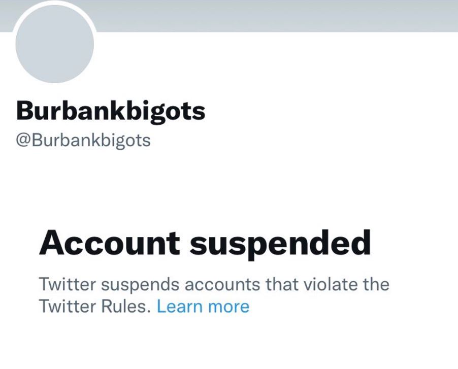 BeamChild's tweet photo. hateful, intolerant, bigoted bullies, @burbankbigots, has removed from twitter #laisforeveryone #LOVEwins https://t.co/FSE2VqDvtO