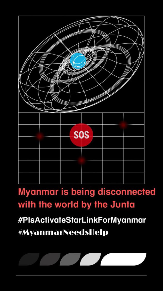Military is committing the most inhumane crimes by cutting off the Internet in many parts of MM to prevent the flow of information.  We want to urge <a href="/elonmusk/">Elon Musk</a> to give Star Link Satellite Internet to the people as an emergency aid.

#MyanmarNeedsHelp
#PlsActivateStarLinkForMyanmar