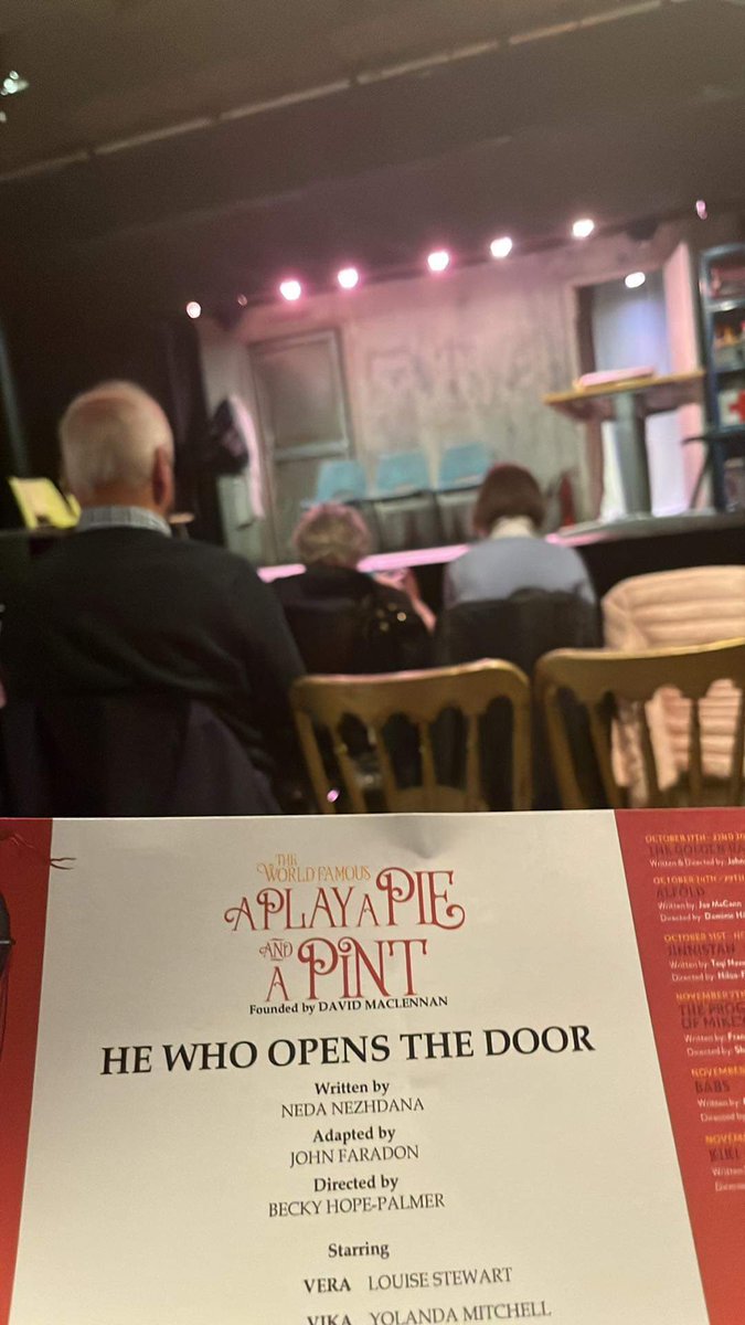 Ben_Paterson_'s tweet photo. Excellent show at @OranMorGlasgow today! 👏

He Who Opens The Door was funny and moving in equal measure. 

Always great to see @ymitchelll at work also! ❤️ https://t.co/PiaMA4Afct