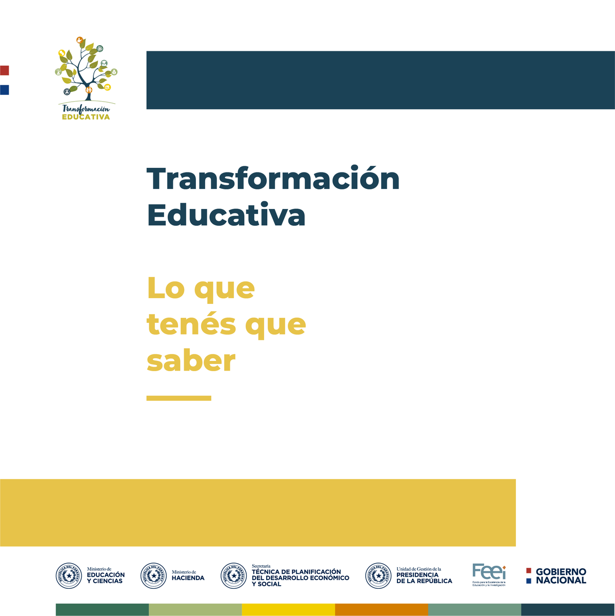 EduPy2030's tweet photo. 📚 Todos tenemos el mismo objetivo, MEJORAR LA CALIDAD EDUCATIVA

#TransformaciónEducativaPy es un proceso histórico, y estamos decididos a cambiar el sistema educativo.

🙌 Te invitamos a construir juntos para garantizar mejores oportunidades de aprendizaje para todos.

🌱🇵🇾 https://t.co/S7LPkL84eX