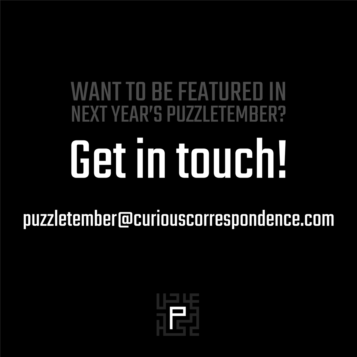 CuriousCorres's tweet photo. Thank you all for joining us for #Puzzletember! As a special thank you to everyone who participated this year we are offering 20% off anything in our store with the promo code PUZZLETEMBER. Available until Oct 7. https://t.co/SvTJXMWKO7