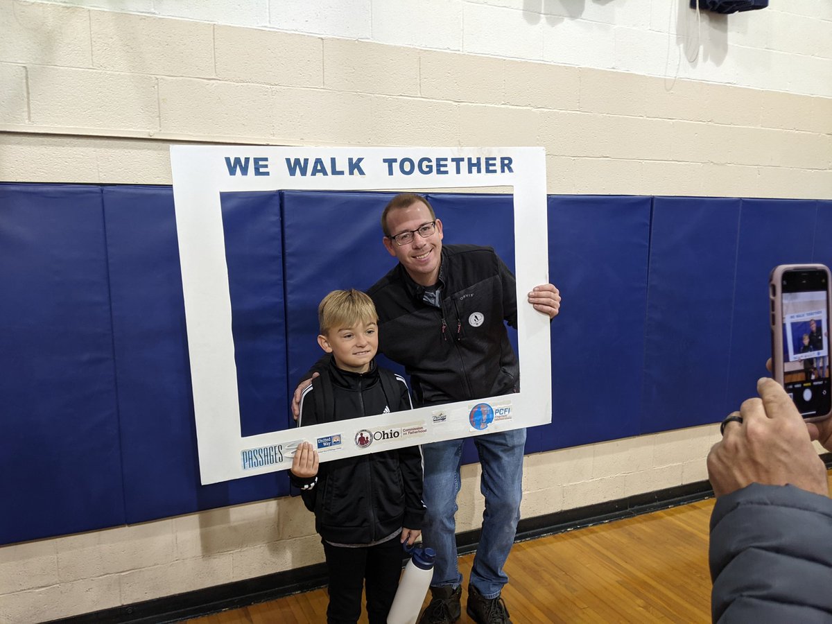 MrD_WestMain's tweet photo. What a turnout for today's Father's Walk at West Main! So great to see all the fathers and father figures show up for the kids. Thank you for supporting the kids. You rock! #OnlyInRavenna #LoveYouMeanIt #LeadWithLove https://t.co/v1twjMVP1o