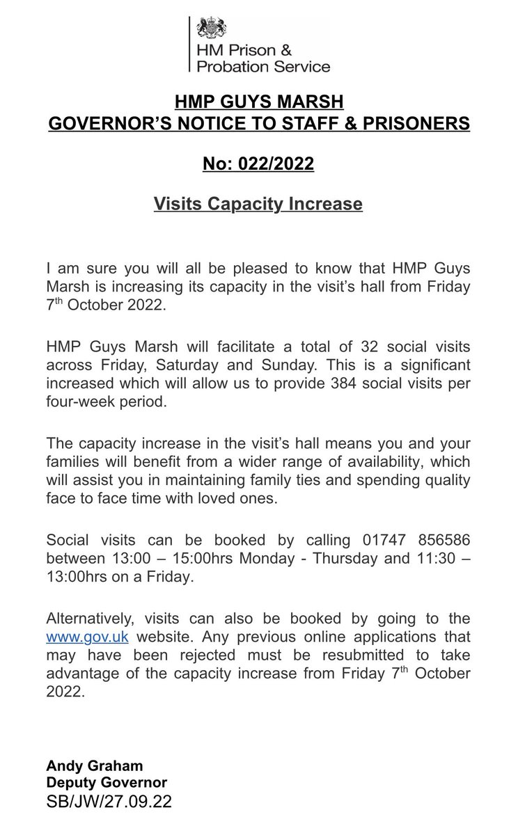 🚨Visits Updates🚨