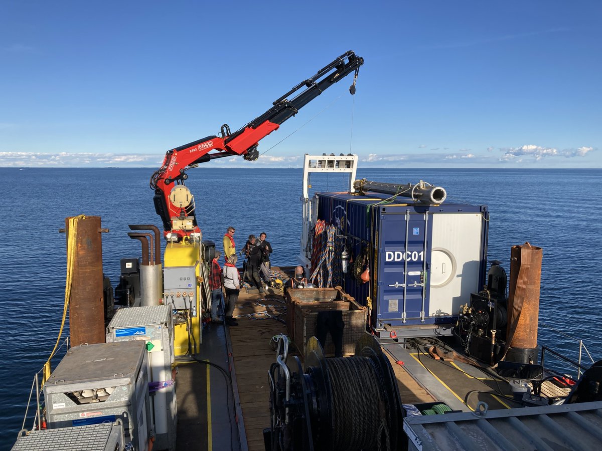 TridentArch's tweet photo. We are diving off the coast of Denmark. Our mission, to explore the wreckage of a B-24 aircraft. Partnering with the @DoDPAA, we are searching for the remains of MIA US servicemen lost during WWII. Here are a few photos of our progress. https://t.co/ALtlpxbW9y