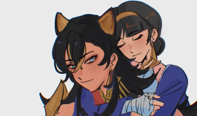 quick doodle becuz they are married#dehyarzad 