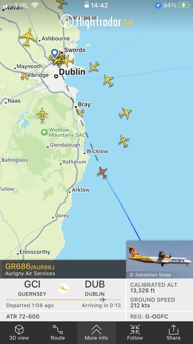 NJWebbUK's tweet photo. Who else watches their inbound flight whilst waiting to depart at airports? Just me then? #flight #flightradar24 #airport #flying https://t.co/LUZ4bB7UP1