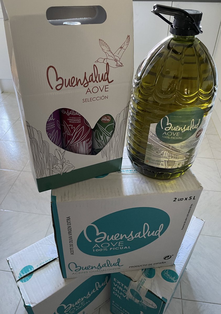 Ayer hice pedido de aceite #AOVE <a href="/buensalud/">Buensalud</a> y hoy lo tengo en casa. Genial!  instagram.com/buensalud/shop