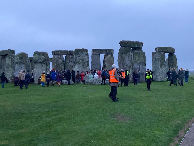 ChemArch_ITN's tweet photo. At the end of the @ChemArch_ITN workshop we were very fortunate to visit the iconic Stonehenge for autumnul equinox and (cloudy) sunrise 🌤️ https://t.co/JB94rK5fpr