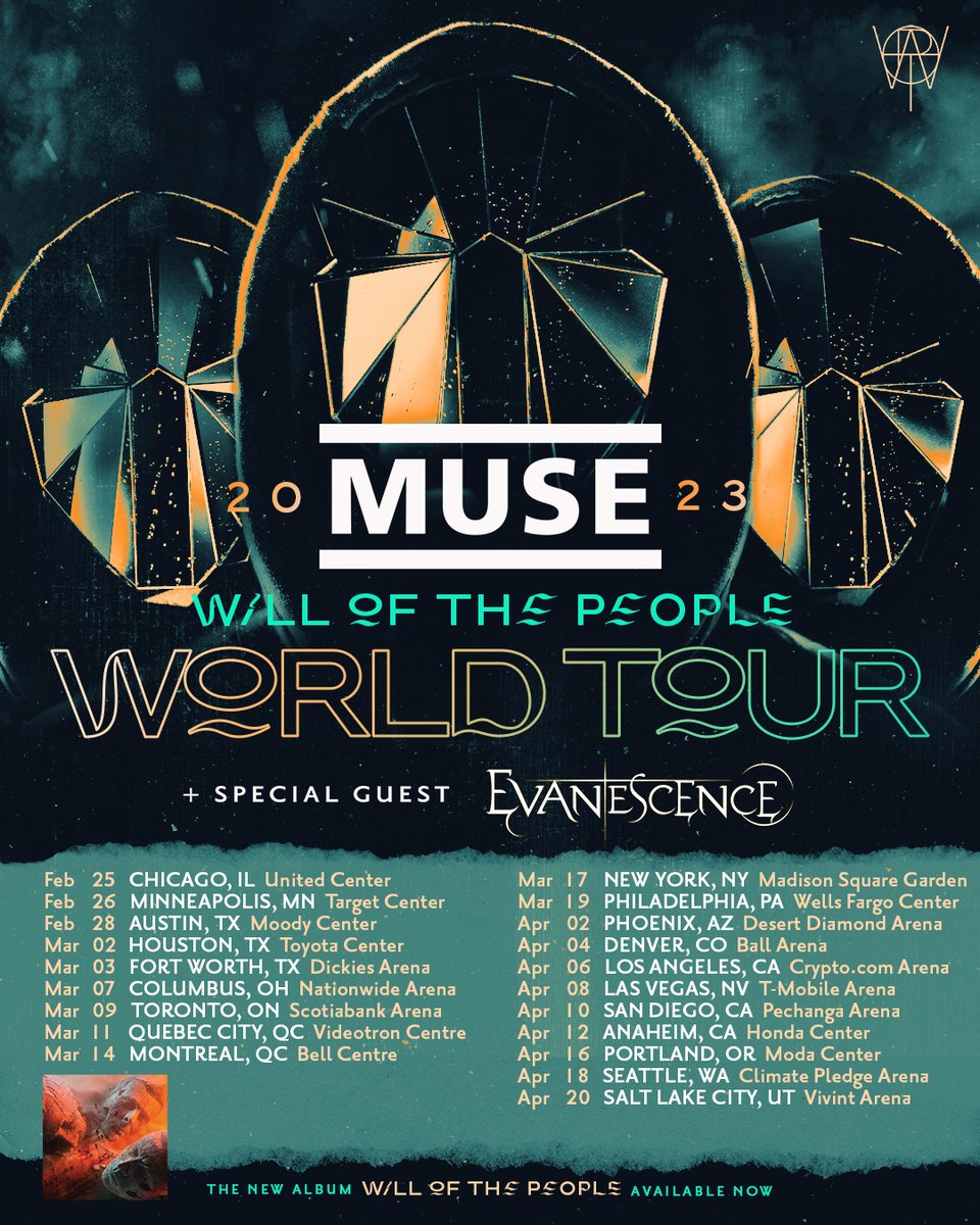 The Will of the People World Tour is coming to North America. Tickets go on sale Friday, October 7th at 10am. Sign up for early access at willofthepeopletour.com