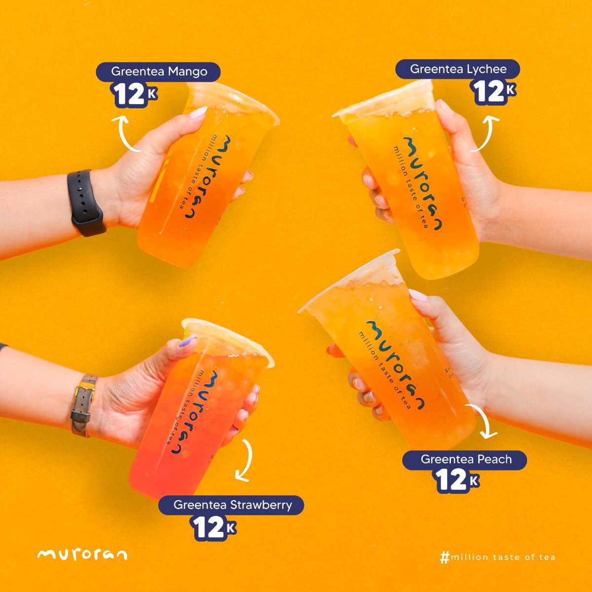 murorantea's tweet photo. Aneka varian rasanya muroran!😍 Varian yang paling Favorite menurut kalian yang mana niihh?!🤤 #minumanhitz #muroran #shoppe #viral #solohitz https://t.co/eczfOfctZU