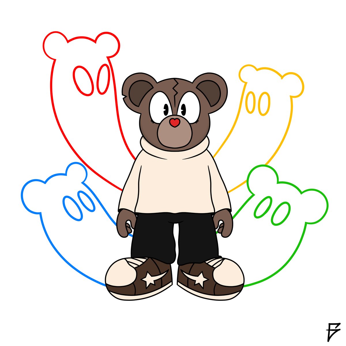 LaxzaGa's tweet photo. 👻🐻

#drawing #Artists #digitalart #illustration #DoTen #ชอบอยู่คนเดียว #NFTartwork https://t.co/mpM4MKX6rz