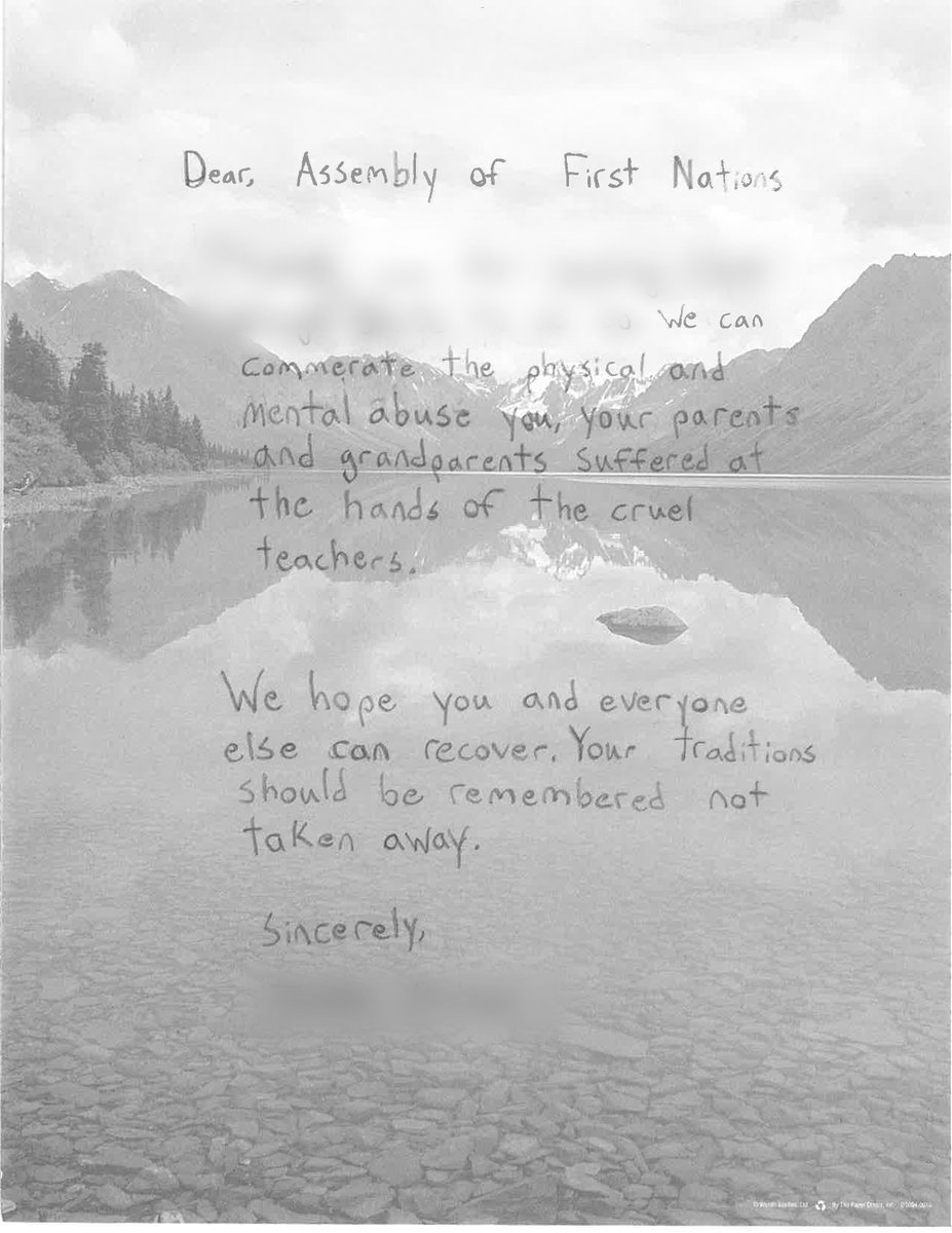 “Your traditions should be remembered, not taken away,” says an elementary student on the legacy of #ResidentialInstitutions. 

Learn more about #OurSharedHistory using the #AFNToolkit and make an act of #reconciliation today: education.afn.ca/afntoolkit/ 

#EveryChildMatters
