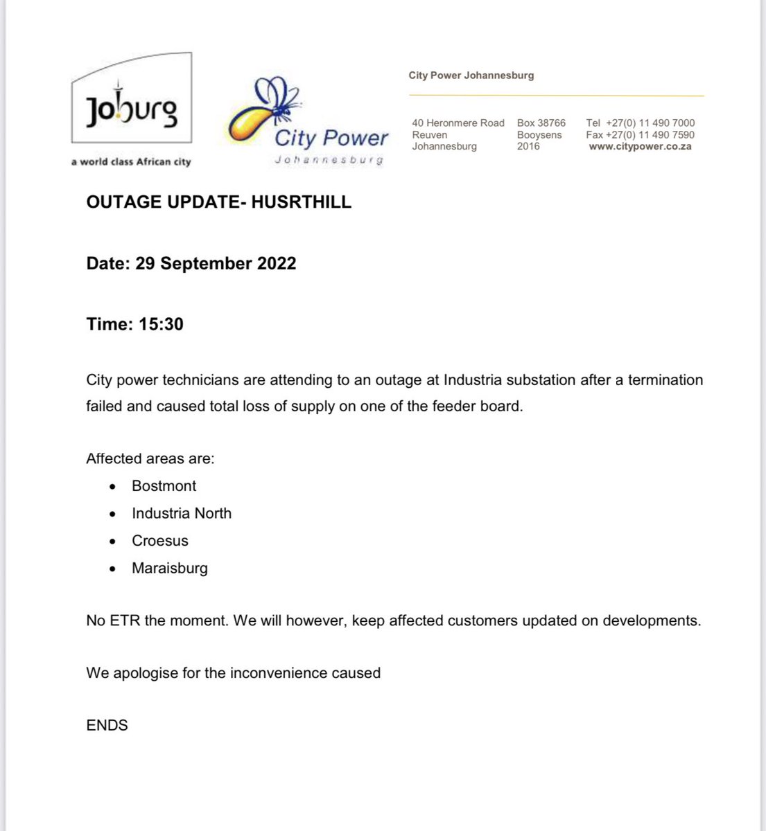 @CityPowerJhb tweet media
