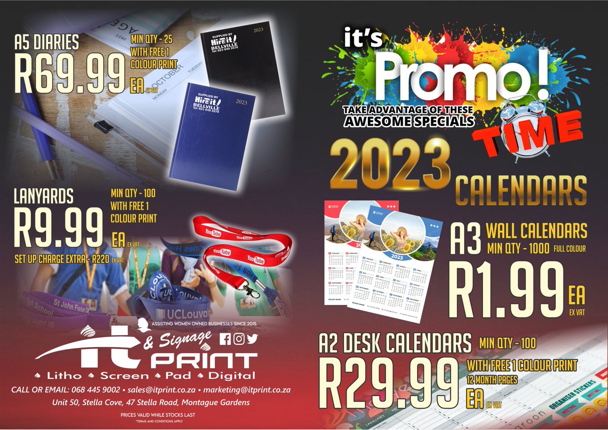 OfficialITPrint's tweet photo. Let IT Print effectively take care of your business &amp; we swear you'll never need any other Printing Company; WHY?! Because we are Efficiency!
Office: 068 445 9002
Email: sales@itprint.co.za 
#customprinting #printmasters #printing #capetown  #printingservices #WhatIsOKX https://t.co/T1kpDrYTiU