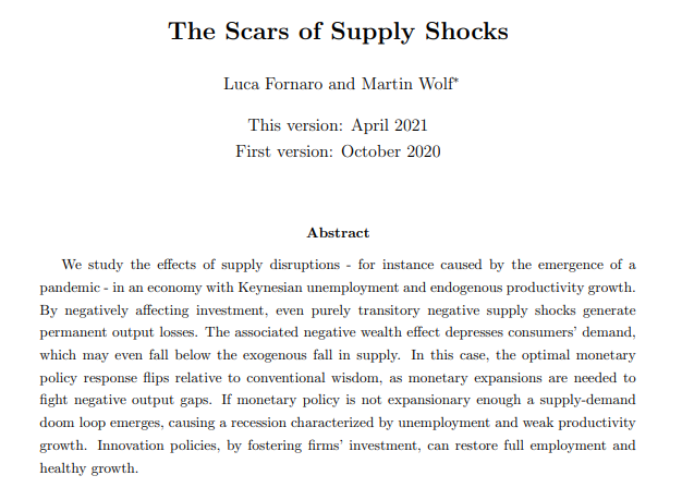 ClevFedResearch's tweet photo. Tune in to session 1 of the #InflationConference. Starting now: @mw_econ from @HSGStGallen discusses his paper, “The Scars of Supply Shocks.” https://t.co/uD28ldSgiC https://t.co/c3VfmE4OW1