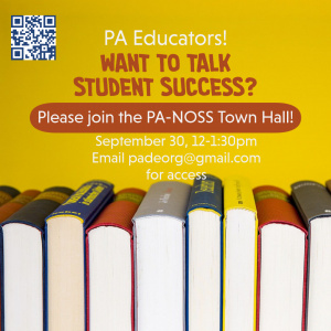 Hey Pennsylvania #HigherEd pros - are you ready for tomorrow's Town Hall? Preview our November conference and a supporting and encouraging conversation about our successes and mistakes. Join us - sign up at our website: pade-pa.org/2022/09/16/tow… #StudentSuccess #highereducation