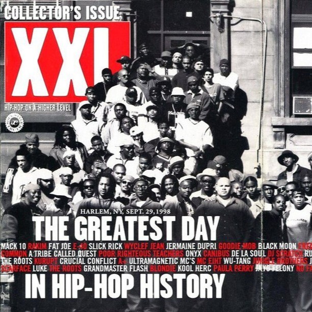 upnorthtrips's tweet photo. On this day in 1998, @XXL shot 'The Greatest Day In Hip-Hop History' cover in Harlem. https://t.co/FUpD2eA3Hq